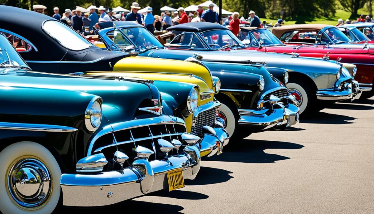 classic car showcase at Ironstone Concours