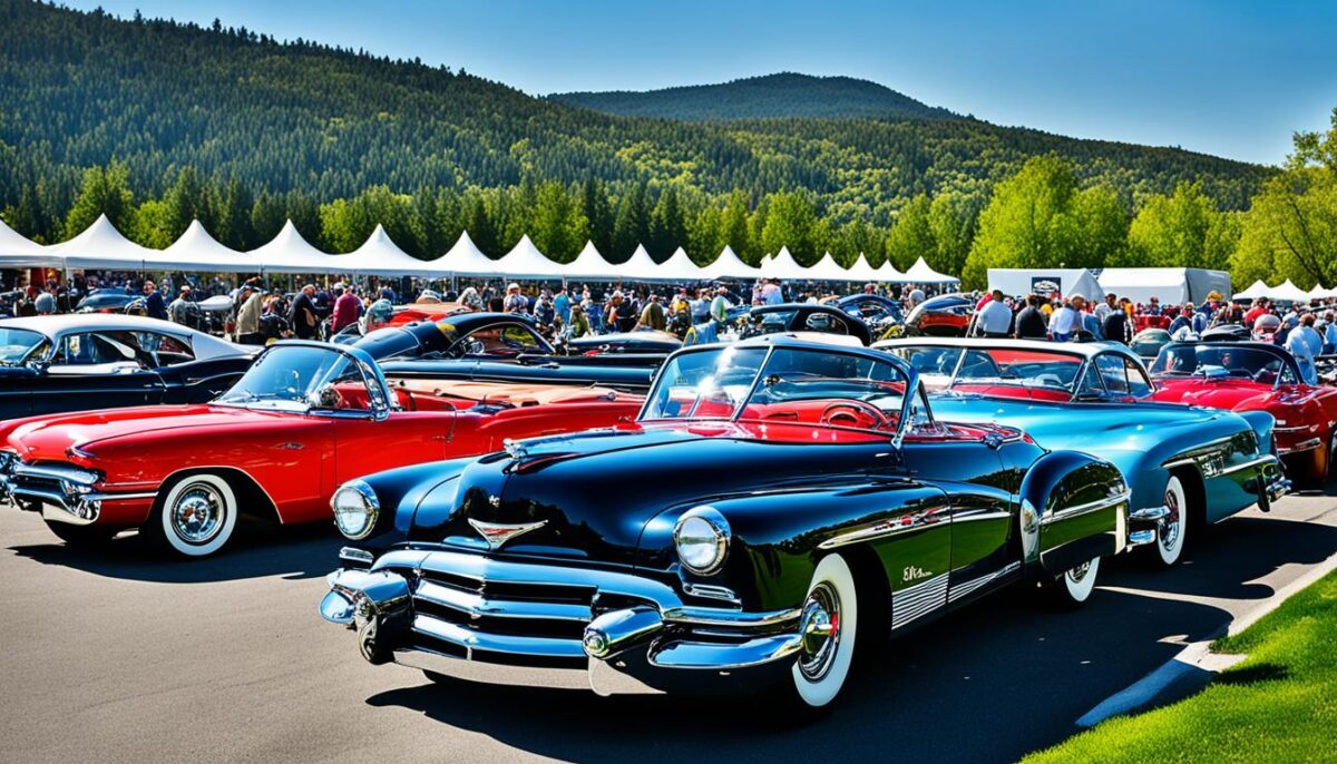 vintage vehicles at Ironstone Concours